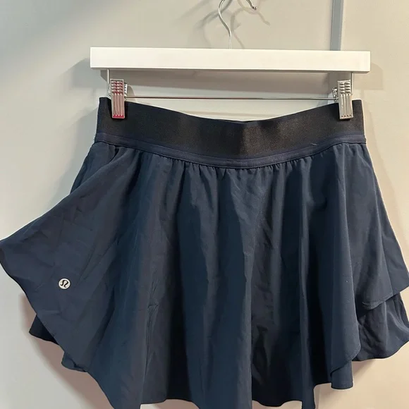 lululemon athletica navy layered mini skirt - Picture 4 of 6